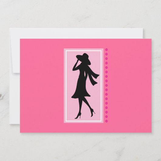 Mode Silhouettes Kaart (Achterkant)