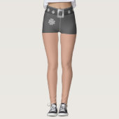 Mode Silver Clovers Leggings (Voorkant)