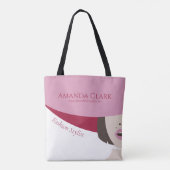 Mode Simpele Stijlvolle Moderne Aangepaste Boodsch Tote Bag (Achterkant)