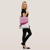 Mode Simpele Stijlvolle Moderne Aangepaste Boodsch Tote Bag (Op model)