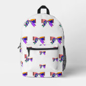 Mode sjerp en bogen Kinder meisjes Bedrukte Rugzak (Voorkant)