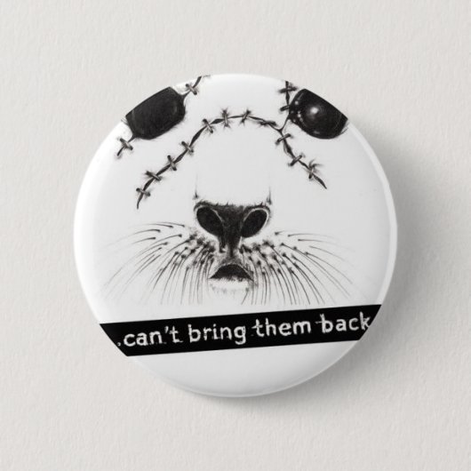 Mode slachtoffers ronde button 5,7 cm (Voorkant)