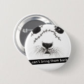 Mode slachtoffers ronde button 5,7 cm (Voorkant /achterkant)