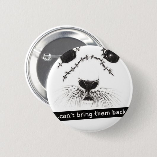 Mode slachtoffers ronde button 5,7 cm (Voorkant /achterkant)