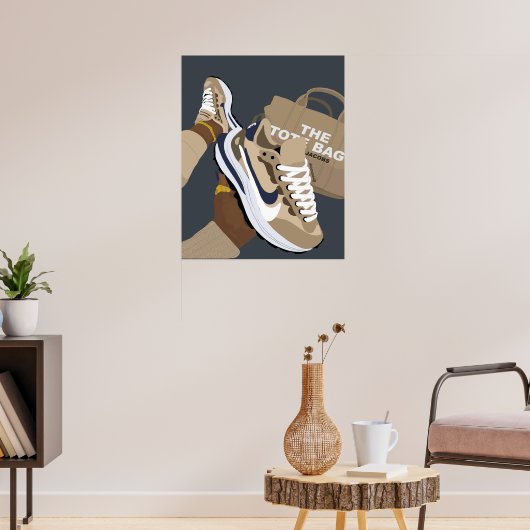 Mode sneakers Digitale kunstwerken Poster (Woonkamer 3)