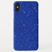 Mode Sparkle Royal Blue Glitter Case-Mate iPhone Case (Achterkant)