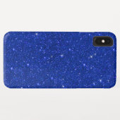 Mode Sparkle Royal Blue Glitter Case-Mate iPhone Case (Achterkant (horizontaal))
