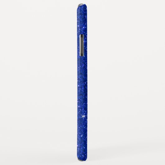 Mode Sparkle Royal Blue Glitter Case-Mate iPhone Case (Achterkant/rechts)