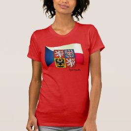 Mode/sport Tsjechische vlag, Emblem & Tsjechische  T-shirt