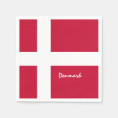 Mode-/sportfans van Denemarken en Denemarken Servet (Voorkant)