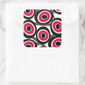 Mode spots vierkante sticker (Tas)