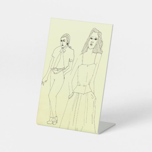 Mode Stand by Bassie Reclamebord Met Voetstuk (Voorkant)