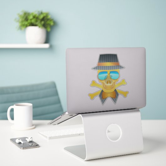 Mode Sticker (Laptop op bureau)