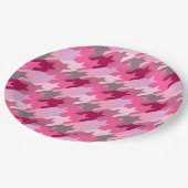 Mode  Stijlvol - Patroon Modern Spring Papieren Bordje (Gekanteld)