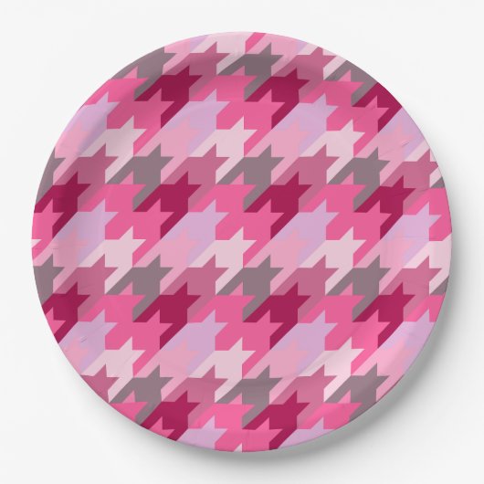 Mode Stijlvol - Patroon Modern Spring Papieren Bordje (Voorkant)