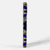 mode stijlvol turquoise gold zilver royal blue Case-Mate iPhone case (Achterkant / Rechts)