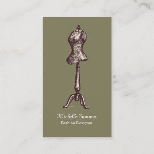 Mode Stylist Designer Business Card Template Visitekaartje
