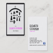 Mode Stylist Designer Wardrobe Boutique Visitekaartje (Voorkant / Achterkant)