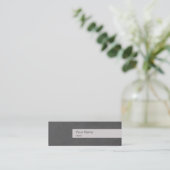 Mode Stylist Skinny Business Card Template Mini Visitekaartje (Staand voorkant)