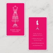 Mode stylist tv-Visitekaartje Visitekaartje (Voorkant / Achterkant)