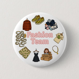 Mode Team Ronde Button 5,7 Cm
