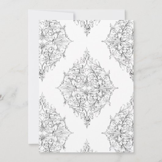 Mode teddybeer kleine dame Dank je wel Kaart (Achterkant)