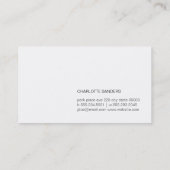 Mode Textuur Visitekaartje (Achterkant)