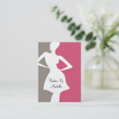 Mode thema visitekaartje (Staand voorkant)