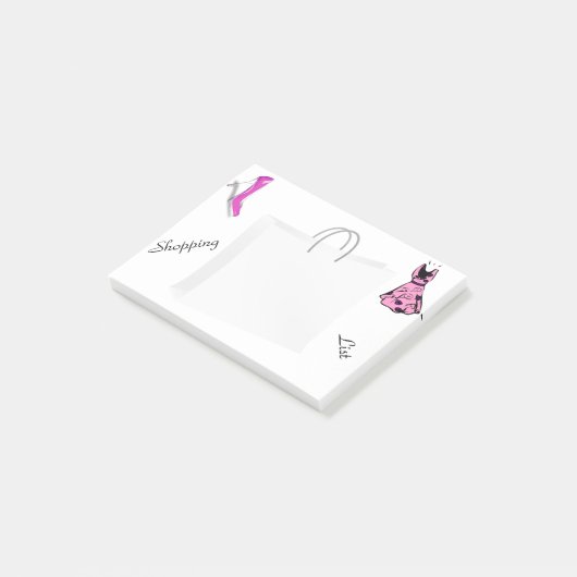 Mode Thema Winkellijst Opmerkingen Post-it® Notes (Schuin)