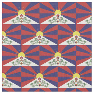 Mode Tibetaanse vlag en Tibetaanse vlag / Himalaya Stof