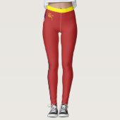 Mode Tibetaanse vlag, sport- en reisfans Le Leggings (Voorkant)