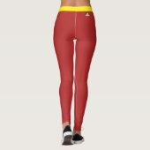 Mode Tibetaanse vlag, sport- en reisfans Le Leggings (Achterkant)