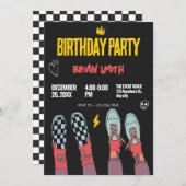 Mode tiener sneakers  kaart (Voorkant / Achterkant)