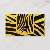 Mode Tiger Stripes Visitekaartje (Achterkant)