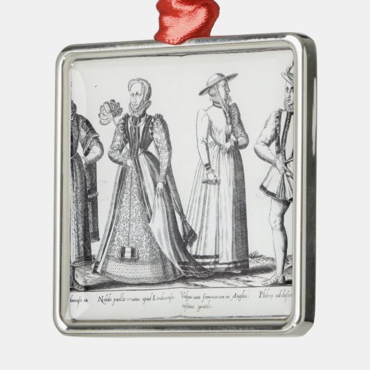 Mode tijdens de Tudor-periode Metalen Ornament (Links)
