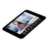 Mode Trendy Afstuderen Foto aankondiging Magneet (Linkerzijde)