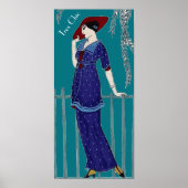 Mode Tres Chic French slogan Parisian 1920s Poster (Voorkant)