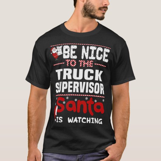 Mode Truck Supervisor gekleurd T-shirt (Voorkant)