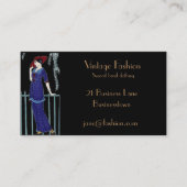  mode tweedehands kleding winkel visitekaartje (Voorkant)