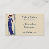 mode tweedehands kledingwinkel visitekaartje (Voorkant)