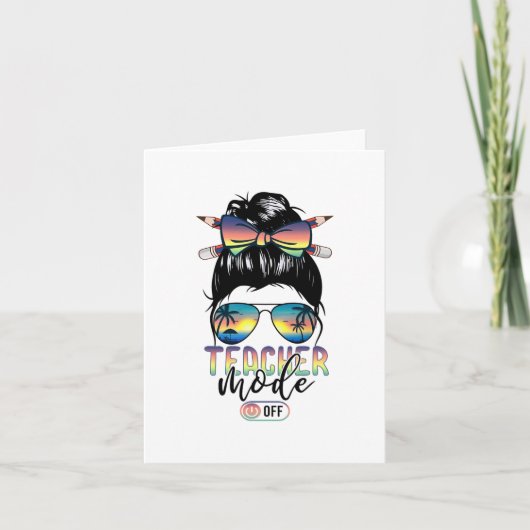 Mode Uit Shirt Einde Van Het Jaar Hallo Zomer Kaart (Voorkant)