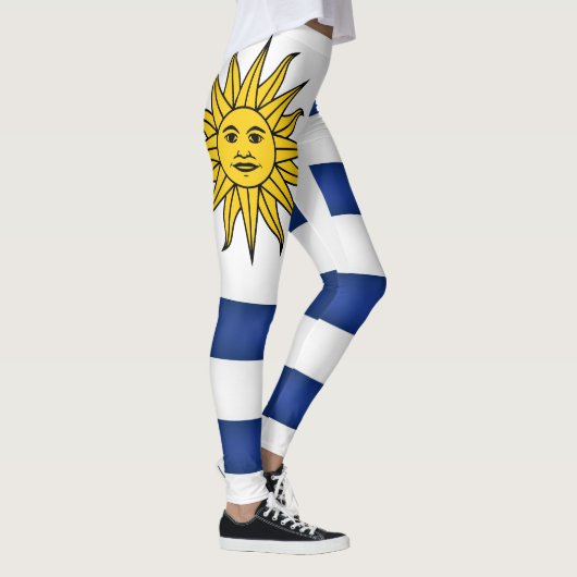 Mode Uruguay-vlag koelen Leggings (Rechts)