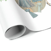 mode van 1920-1930-meisjes met vuursteentje cadeaupapier (Rol Hoek)