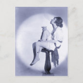 mode van 1920 met rookmodel briefkaart (Voorkant)