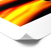 Mode van Afrikaanse vrouwen die warme wijk branden Poster (Hoek)