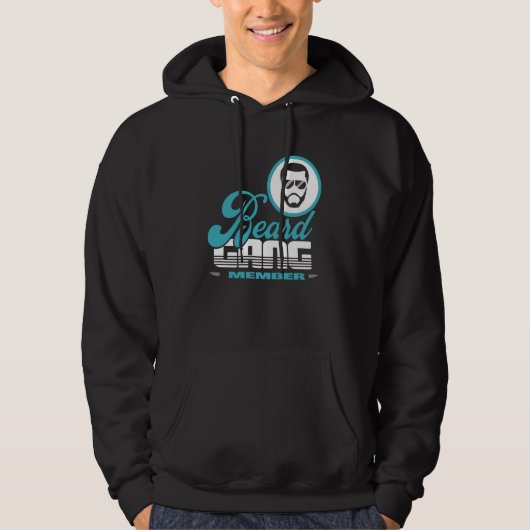 Mode van baarddragende Mannen Hoodie (Voorkant)