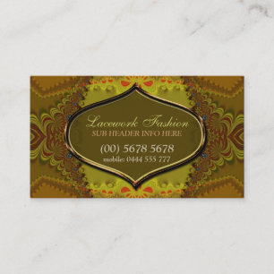 Mode van bosgebied Elegant Visitekaartje