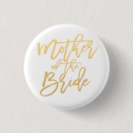 Mode van de bruidcalligrafie ronde button 3,2 cm