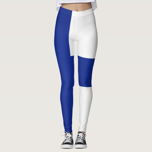 Mode van de Finse vlag Leggings (Voorkant)