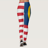 Mode van de Maleisische vlag Leggings (Achterkant)